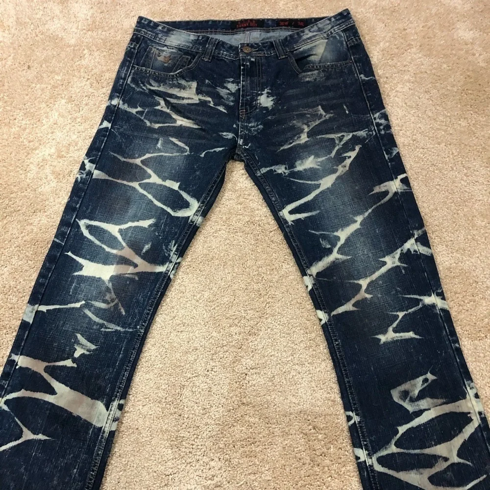RTGB MENS COOL STRAIGHT LEG JEANS SZ 36W 34L